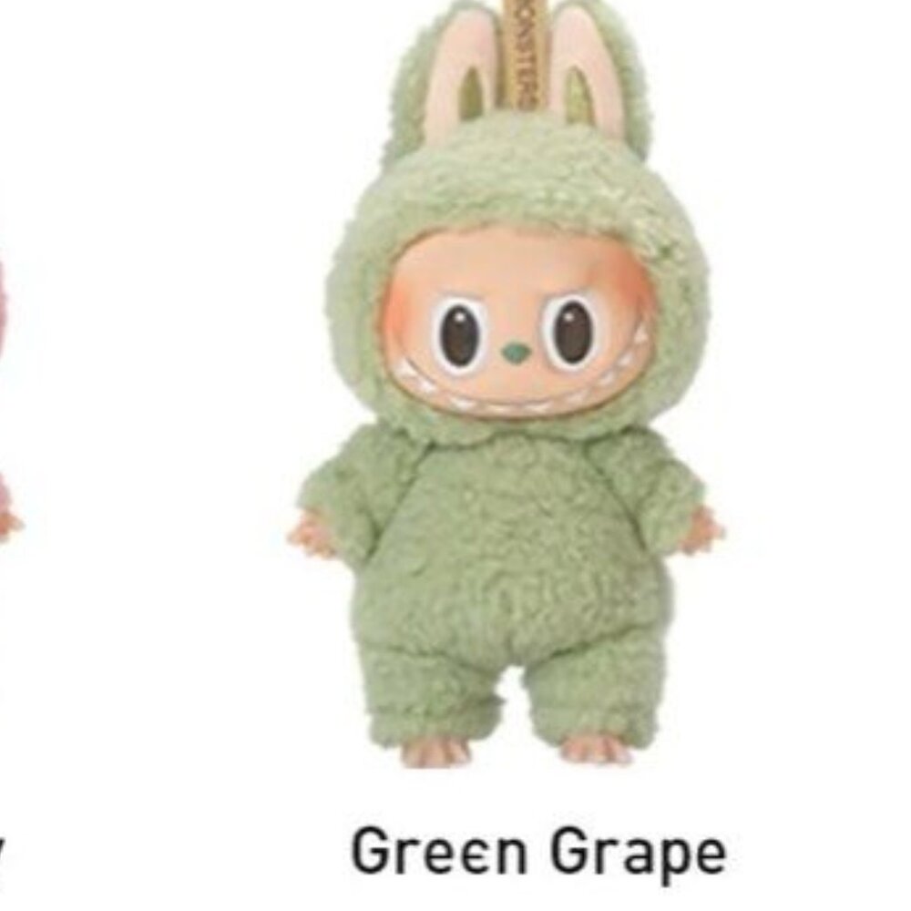 monster keychain labubu lafufu v1 exciting macaron